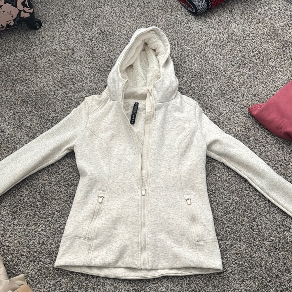 Cozy Cream Hooded Jacket